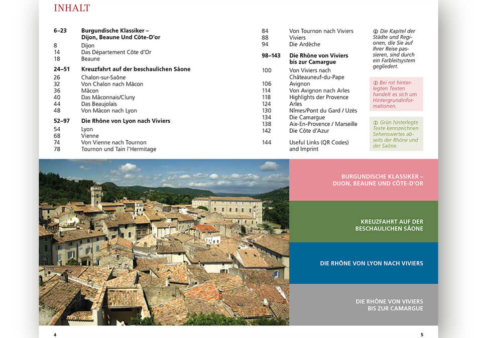 Travel guide Rhone Saone inner page 4