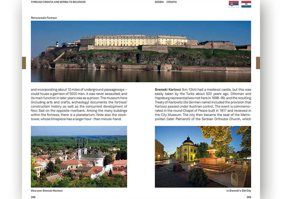 Travel guide Croatia Serbia Belgrade Inner page