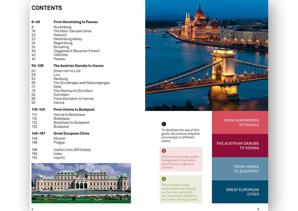 Travel guide Danube inner page 2